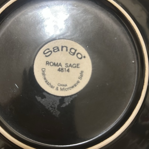 SET OF 3 Sango 4814 Roma Sage 8" Salad Plates - Picture 4 of 7